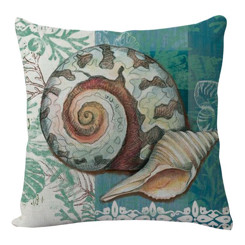 Housses de Coussin Tortue – Déco Bord de Mer