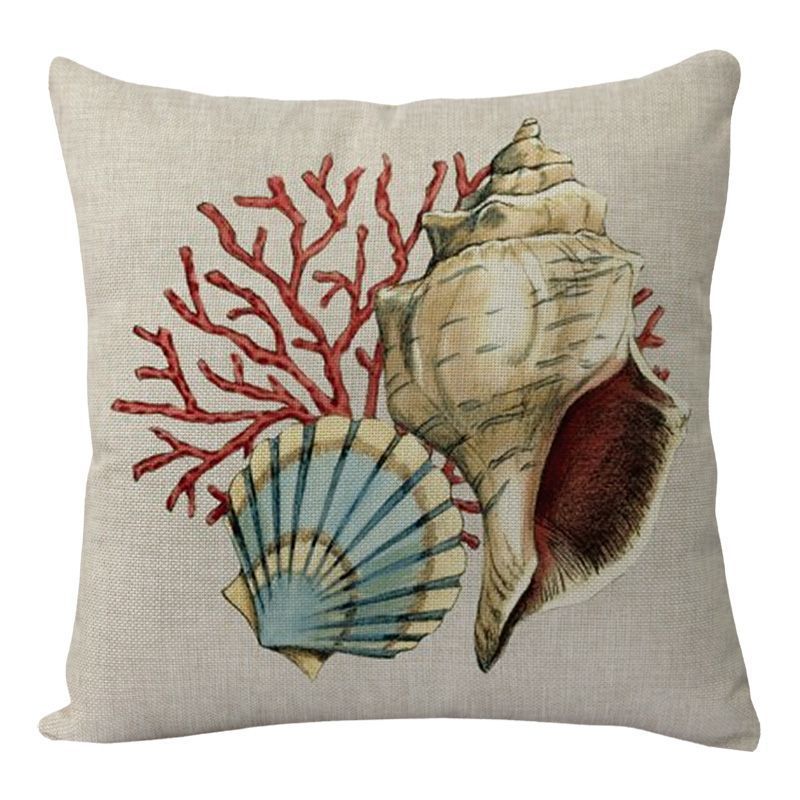 Housses de Coussin Tortue – Déco Bord de Mer
