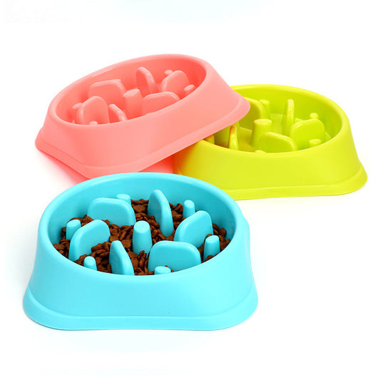 Bol Anti-Glouton pour Chien – Gamelle Lente en Plastique Écologique